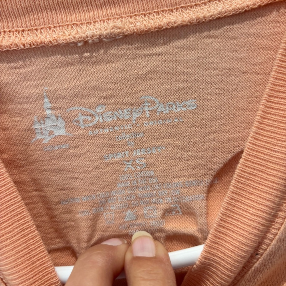 Disney Parks Spirit Jersey Walt Disney World Rose Gold metallic SZ XS NWOT - Picture 12 of 14